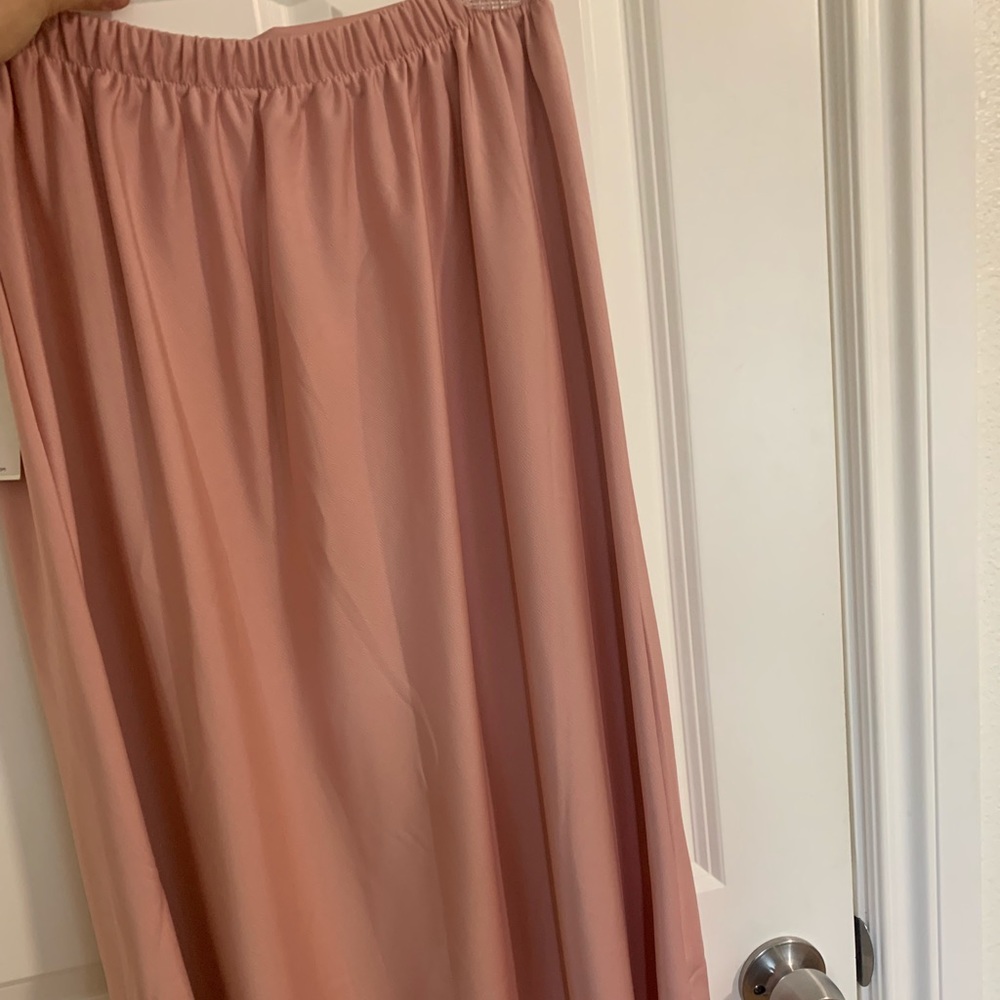 Knee length skirt